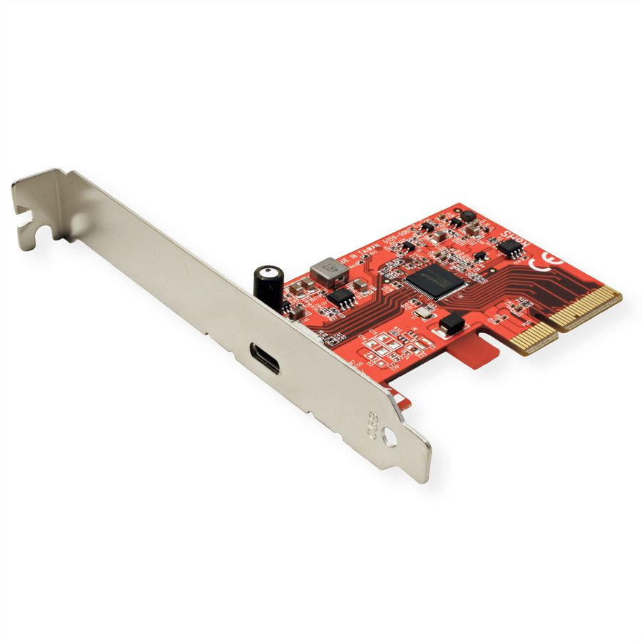 ROLINE PCI Express Kaart, USB 3.2 Gen 2x2, 1 Poort Type C