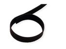 VELCRO® ONE-WRAP® klittenband ongeperforeerd op rol, 20mm, zwart, 25 m