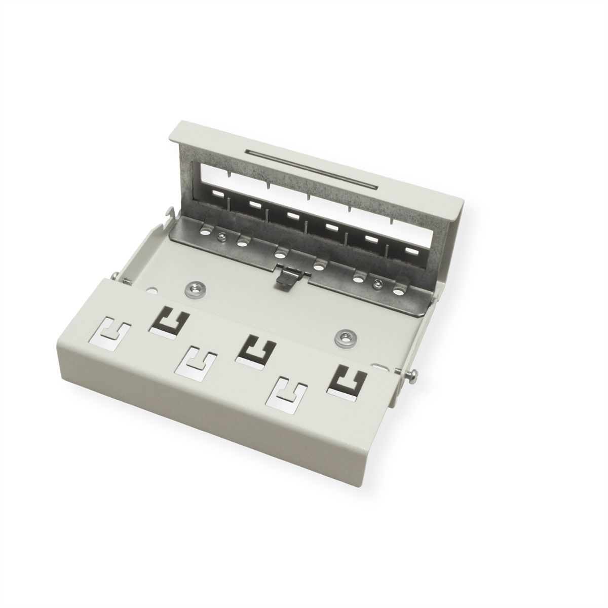 EasyLan Desk Consolidation Point Panel, for 6x Keystone, RAL7035