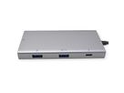 VALUE USB Type C Docking Station, HDMI+DP 4K60, 3x US3.2Gen1 (1x C + 2x A), 1x PD, 1x RJ45