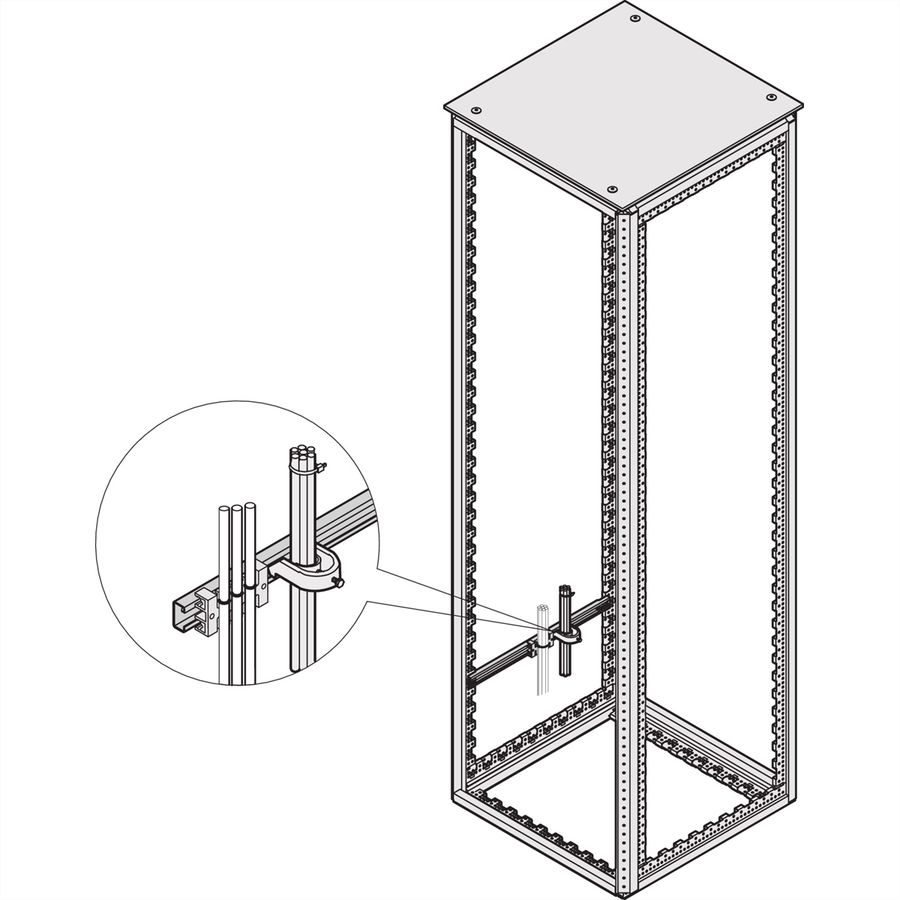 SCHROFF Varistar C-Rail for Cabinet Depth 1200 mm
