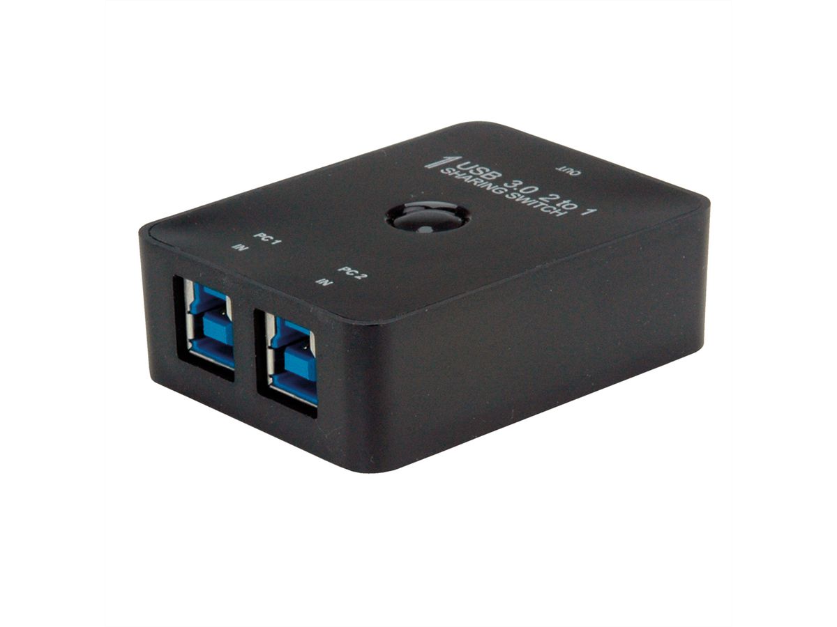 VALUE Manual USB 3.2 Gen 1 Switch, 2 Ports