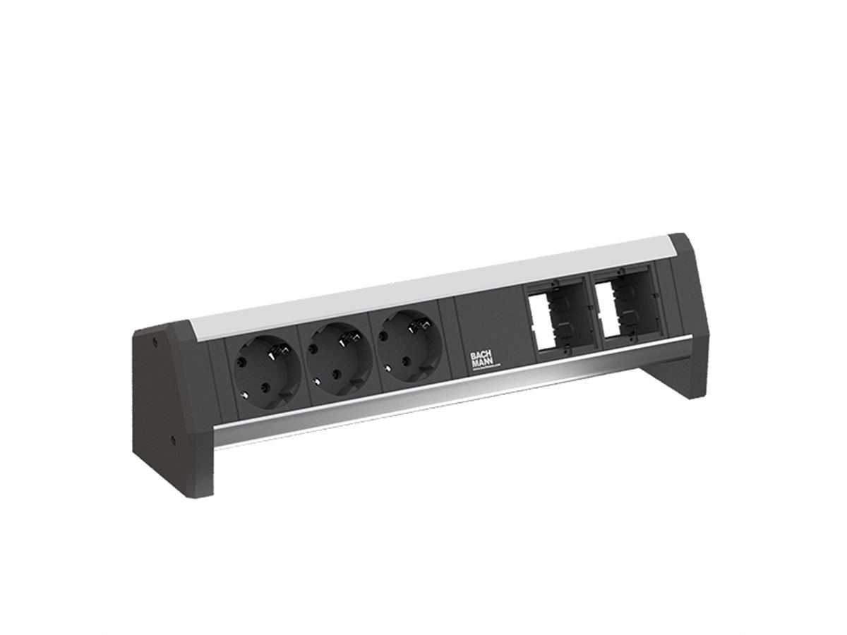 BACHMANN DESK 3xCEE7/3 sw 2xCM, 1m 3G1.5mm² GST18