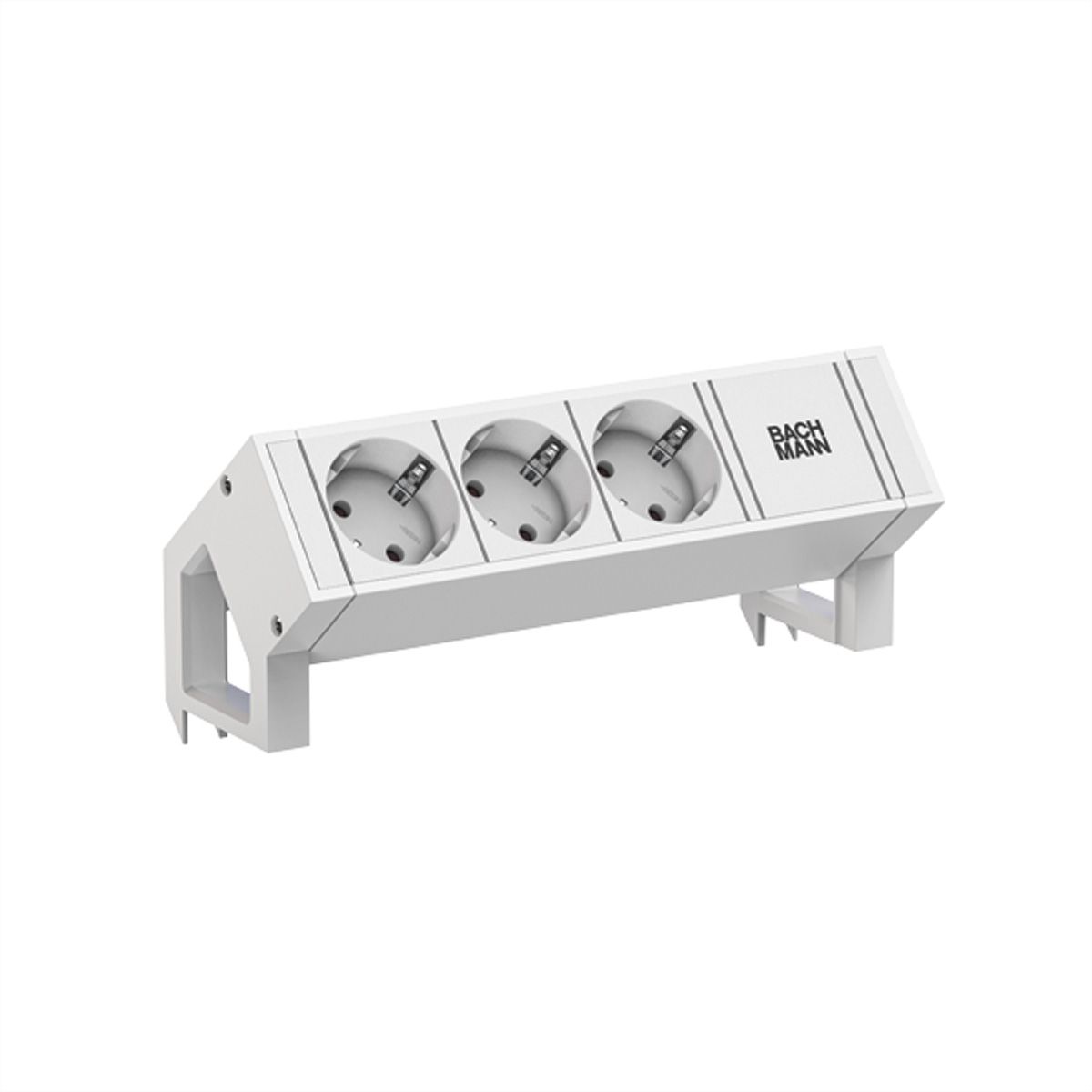 BACHMANN DESK2 wit 3xCEE7/3 0,2m GST18 RAL9010