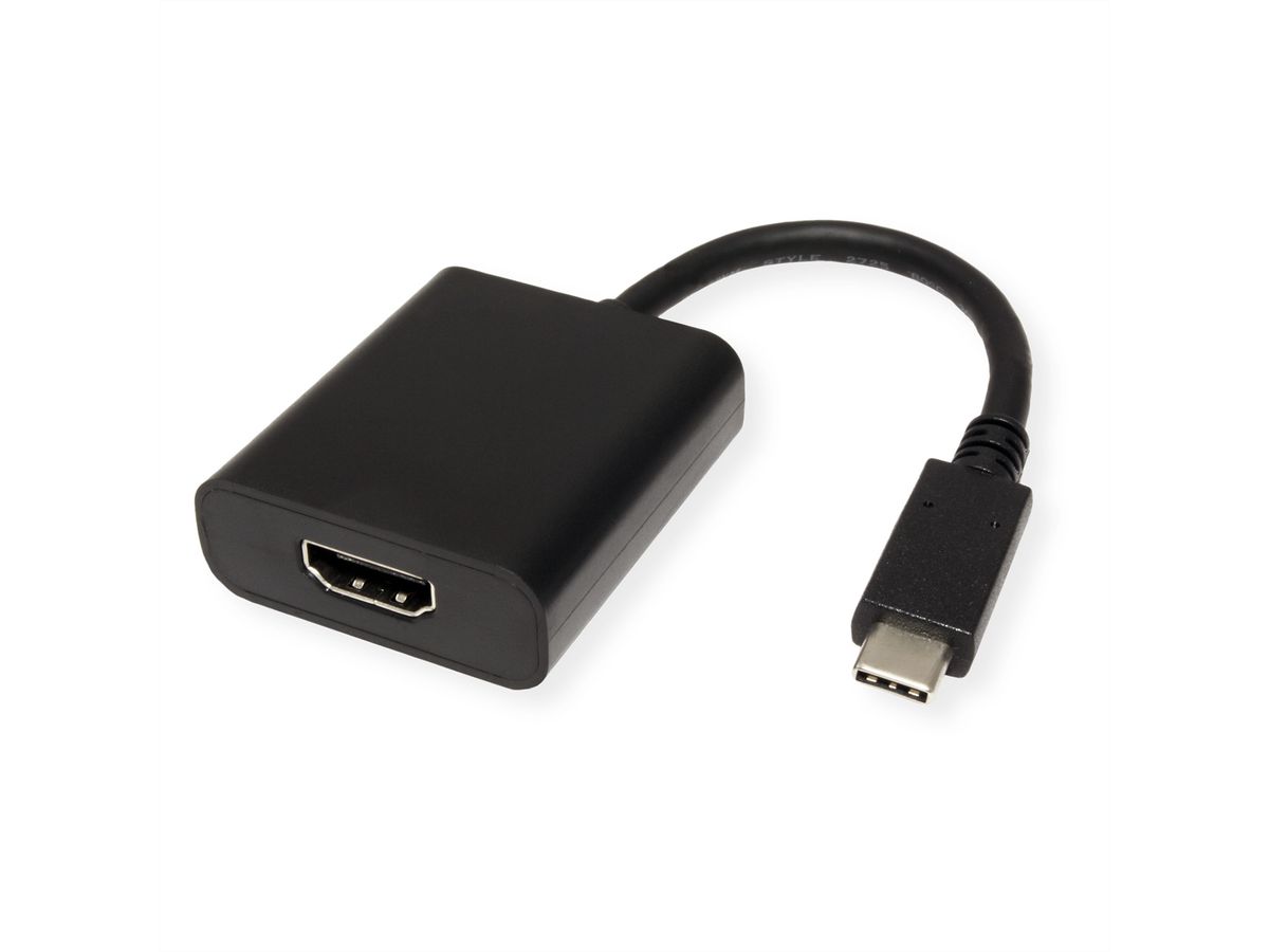 VALUE Beeldscherm Adapter USB Type C - VGA + HDMI + DVI