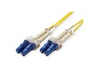 Fibre Optic kabel duplex, SingleMode E9/125µm LC/LC, geel, 5 m