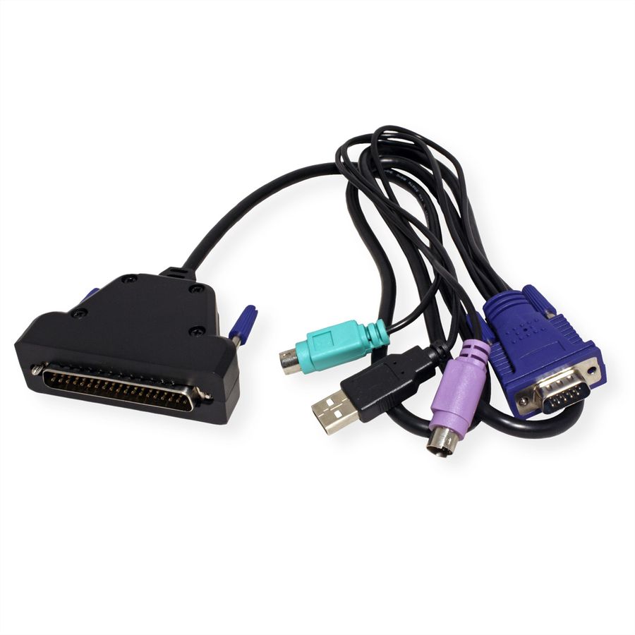 VALUE 19" KVM-console, 48 cm (19") TFT (16:9), VGA, USB, CH-Layout