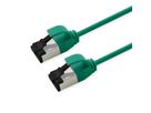 ROLINE U/FTP patchkabel Cat.8 (Klasse I), dun, LSOH, soepel draad, groen, 3 m