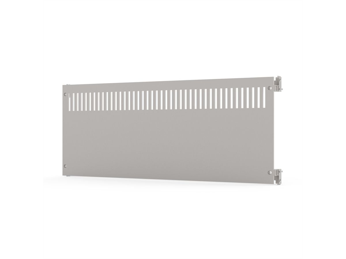 SCHROFF PropacPRO achterwand, volle breedte, niet afgeschermd, met perforatie, 3 HE, 63 PK