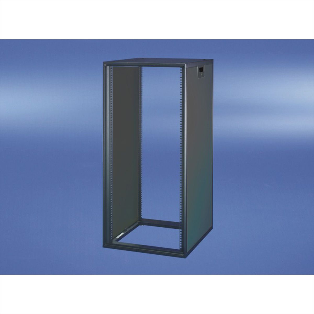 SCHROFF Novastar Cabinet Without Door and Rear Panel, Heavy-Duty, RAL 7021, 1745H 553W 600D