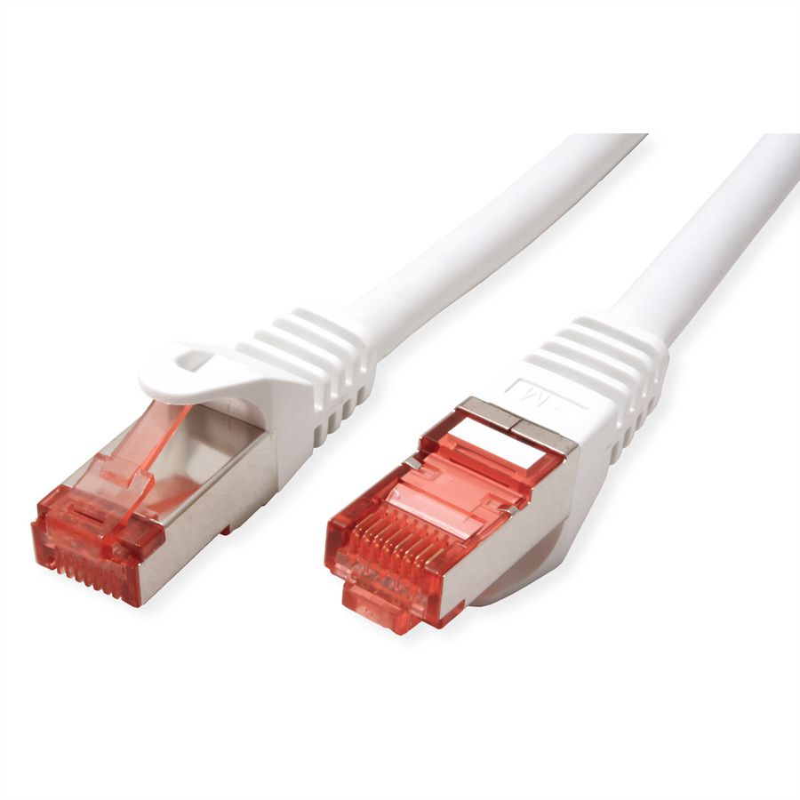 ROLINE patchkabel Cat.6 S/FTP (PiMF), componentniveau, LSOH, wit, 0,3 m