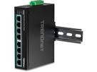 TRENDnet TI-PE80 Industrial Fast Ethernet PoE+ DIN-Rail Switch 8-Port