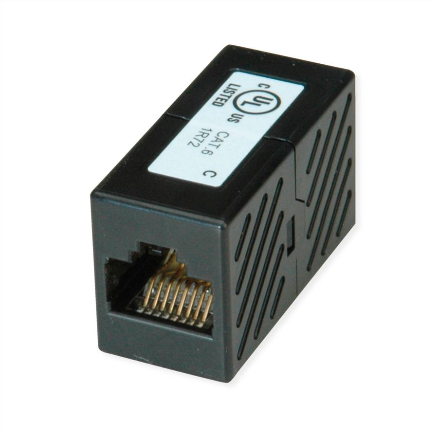 ROLINE RJ45 Koppelstuk, onafgeschermd, Cat.6 (Class E), Verpakking van 25 stuks
