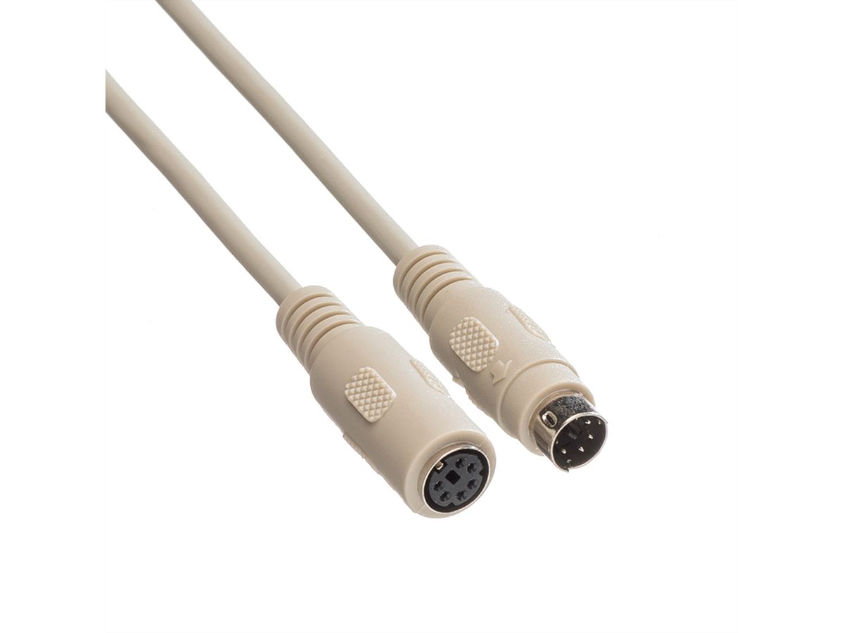 ROLINE PS/2 Cable, M - F, 6 m