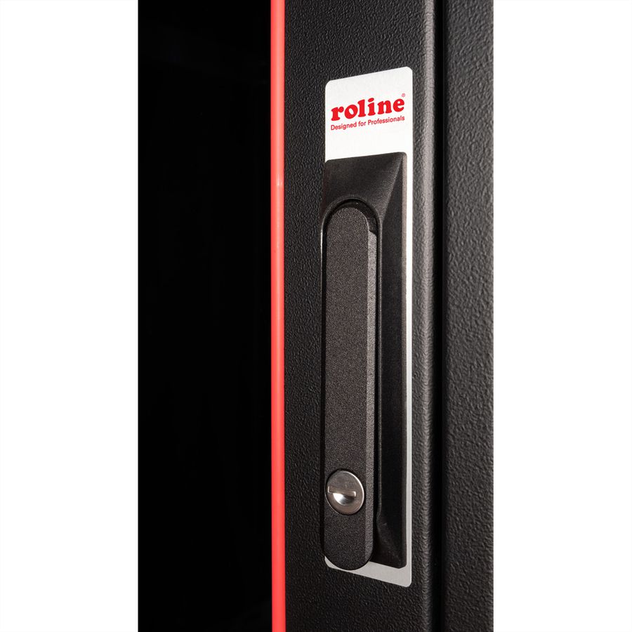 ROLINE 19-inch Network Cabinet Basic 42U, 800x800 WxD glass door black