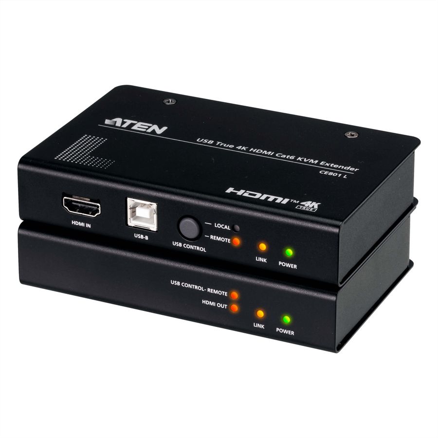 ATEN CE801 USB True 4K HDMI Cat 6 KVM-extender