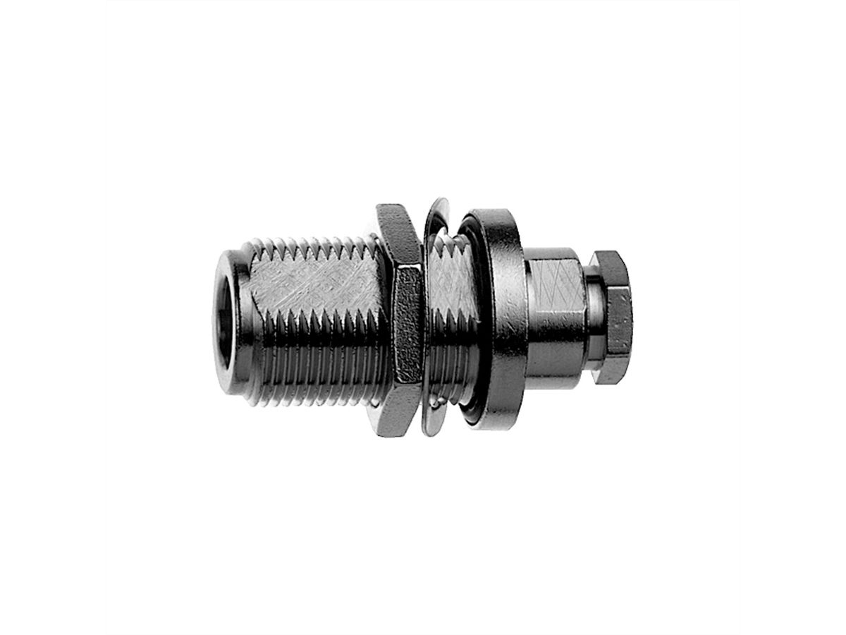 TELEGÄRTNER N Bulkhead Jack, G1 (RG-58C/U), G5 (RG-223/U), RG-142 B/U, RG-141 A/U IP67