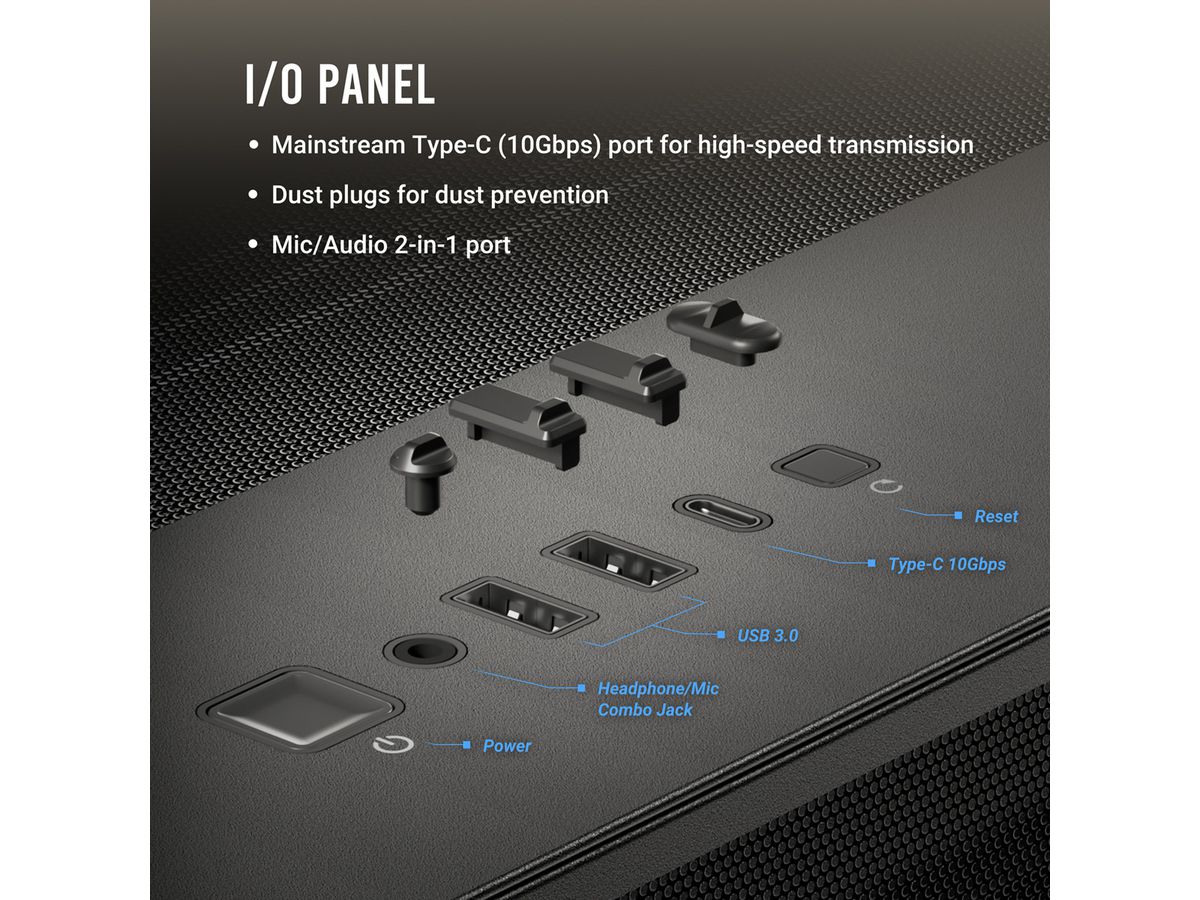 ANTEC Constellation C8 Wood PC Case Full Tower ATX