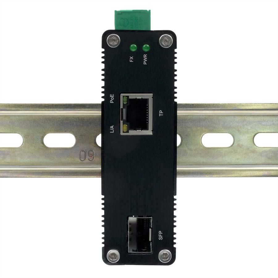 EXSYS EX-60340 PoE+ Media Converter 60W, SFP