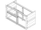 SCHROFF Splitting Extrusion 6 U for Combined Mounting, Rugged