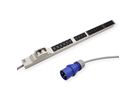 BACHMANN IT PDU ALU 1HE 20x C13 2x stroomschakelaar CEE 32A blauw