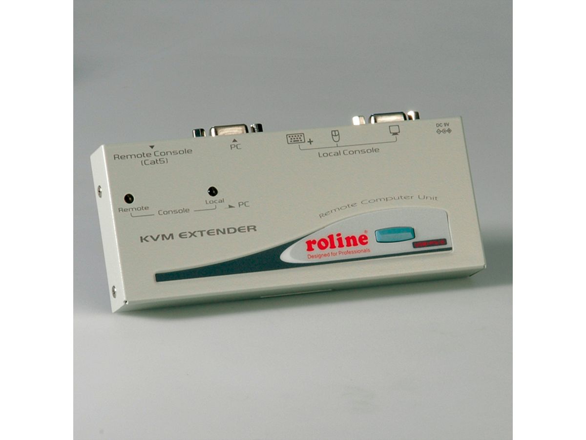 ROLINE Smart KVM extender via RJ45, VGA, USB