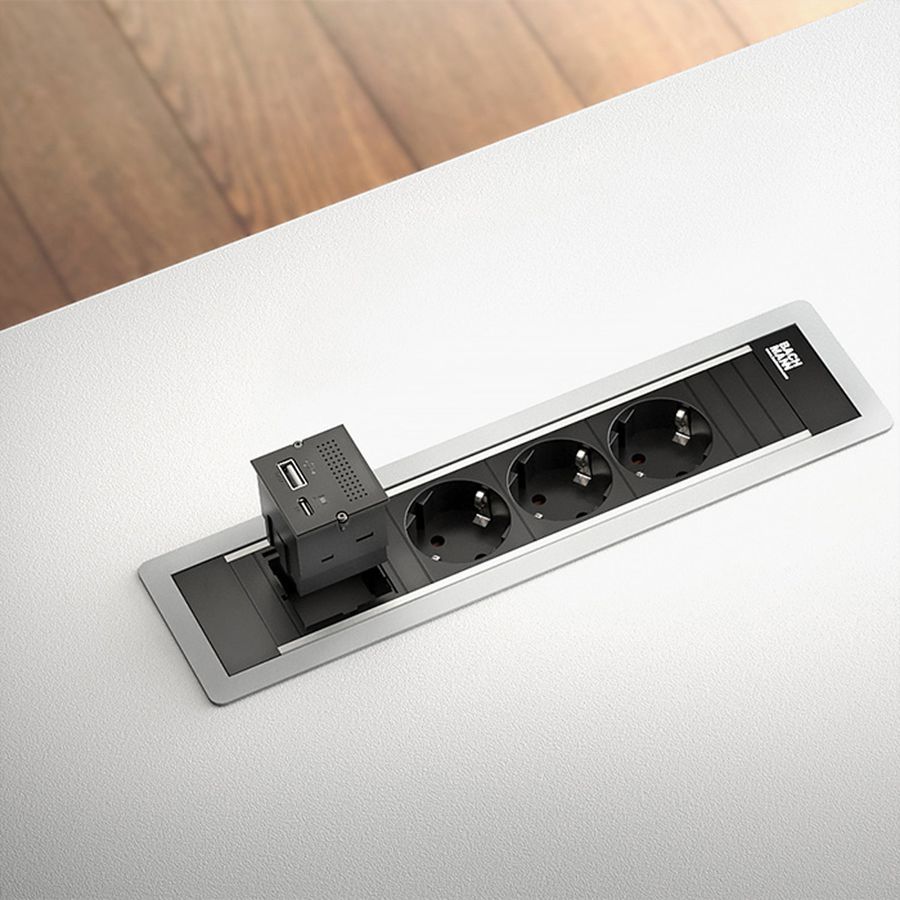 BACHMANN module poortreplicator 2x USB, RJ45, Mini DisplayPort, USB-C, PowerDelivery