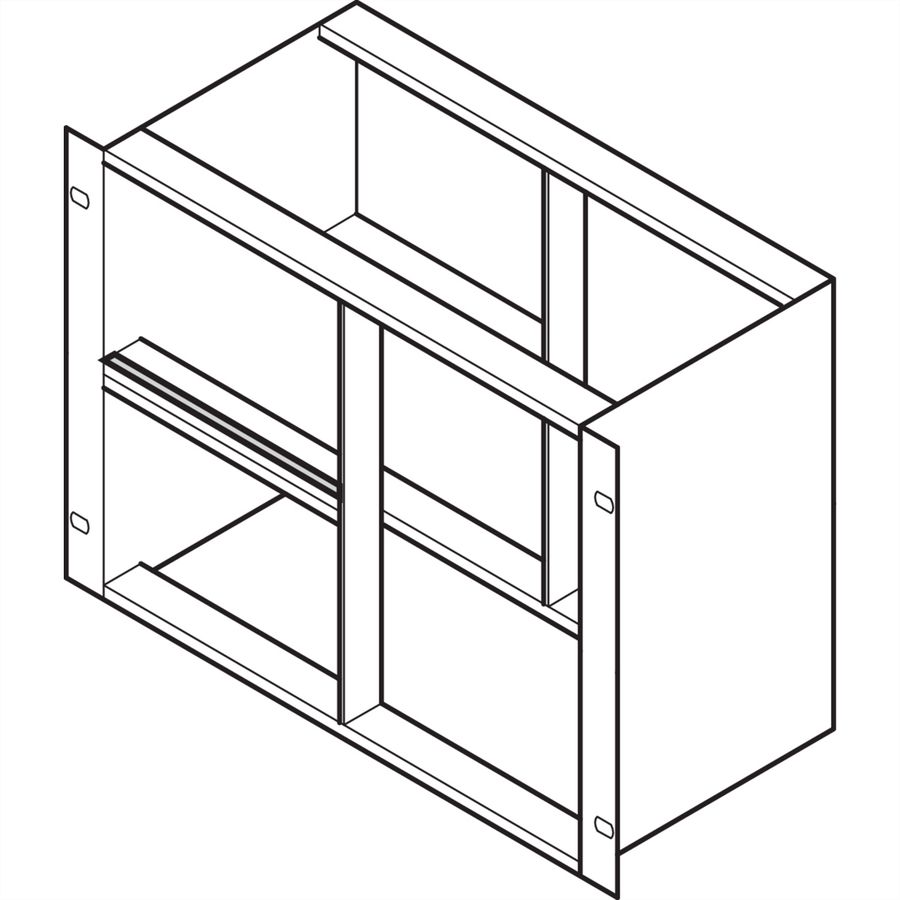SCHROFF EMC Shielding Kit, Between Horizontal Rails, Stainless Steel, 28 HP