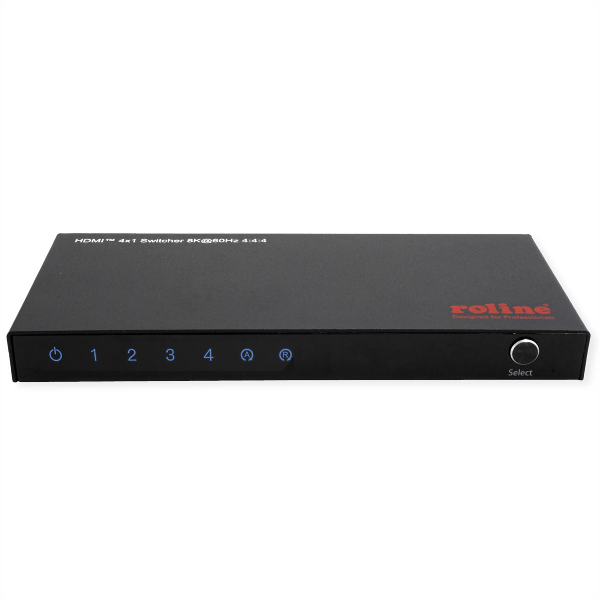 ROLINE HDMI Switch, 4x1, 8K60Hz, with Remote Control