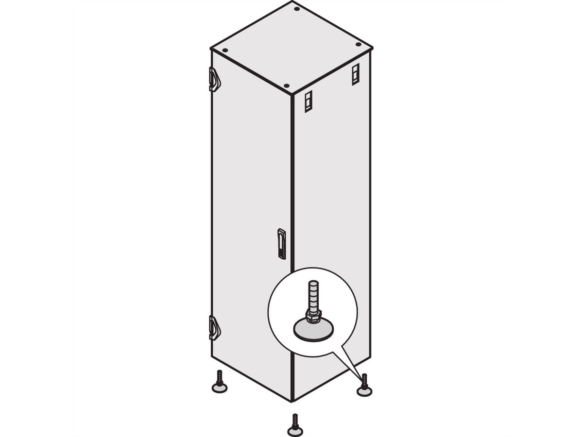 SCHROFF Varistar Adjustable Feet