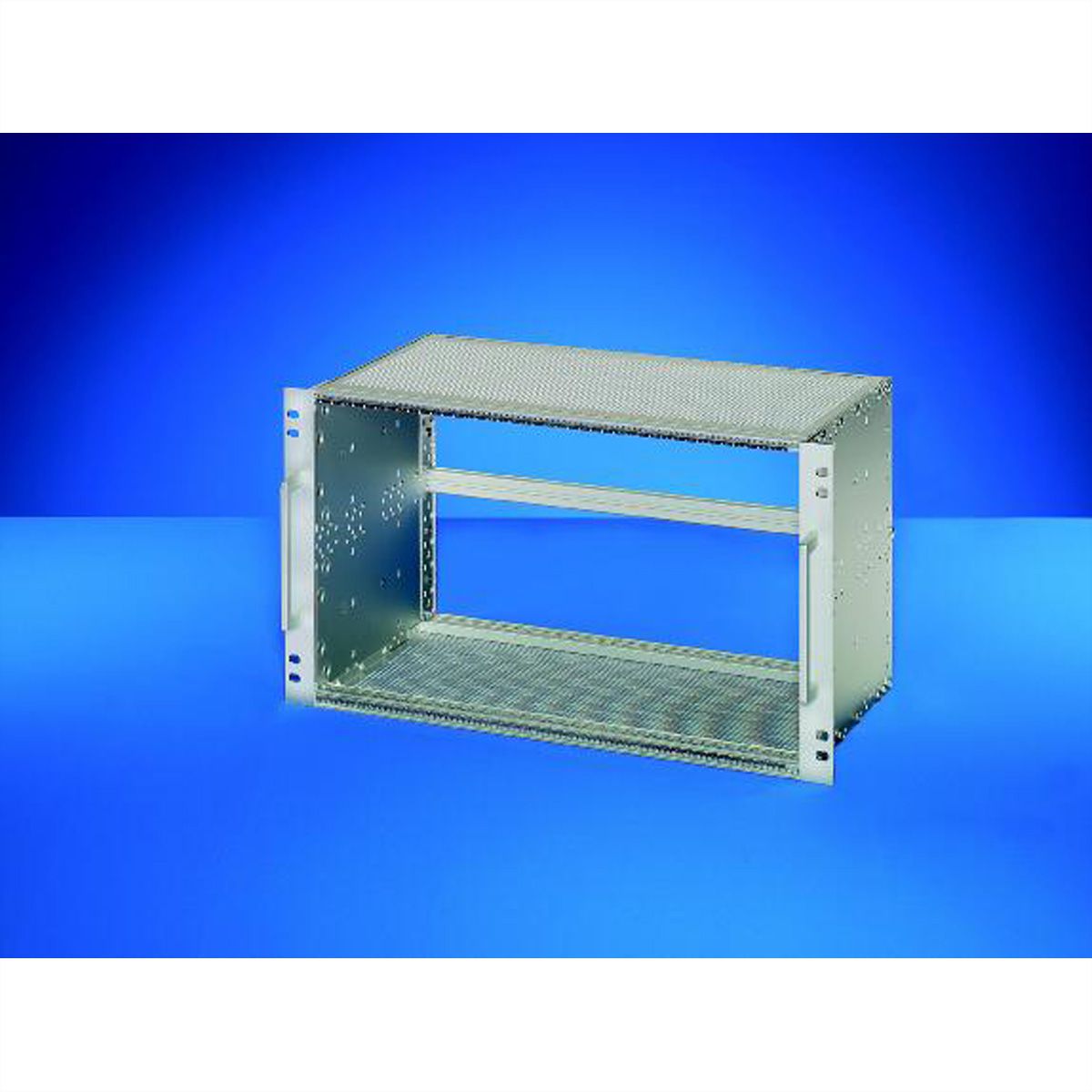 SCHROFF EuropacPRO 19" moduledrager voor rail, afgeschermd, EN 50155, 3 HE, 84 PK, 235 mm