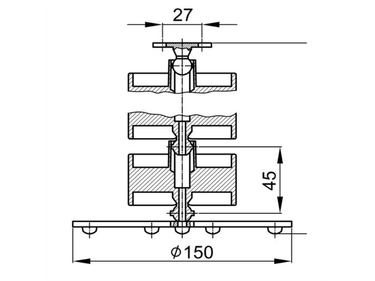 BACHMANN kabelslang premium zwart