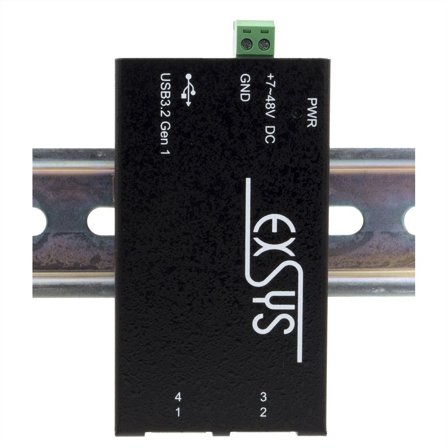 EXSYS EX-1181HMS 4 Port USB  3.2 Gen1 HUB mit15KV ESD Überspannungsschutz