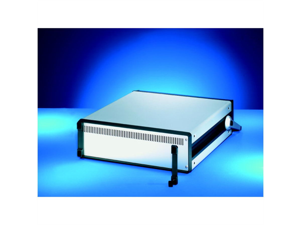 SCHROFF CompacPRO Achtervoet met rubberen inleg, 3 HE