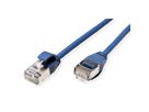 ROLINE F/UTP DataCenter Patchkabel Cat.6A (Class EA), LSOH, extra dun, blauw, 3 m