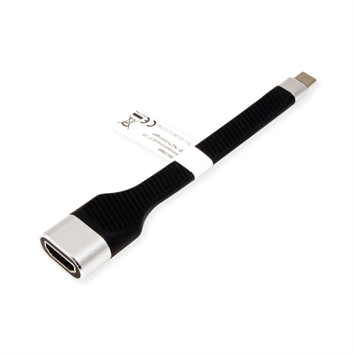 ROLINE Display Adapter USB Type C - HDMI, M/F, 0,13 m
