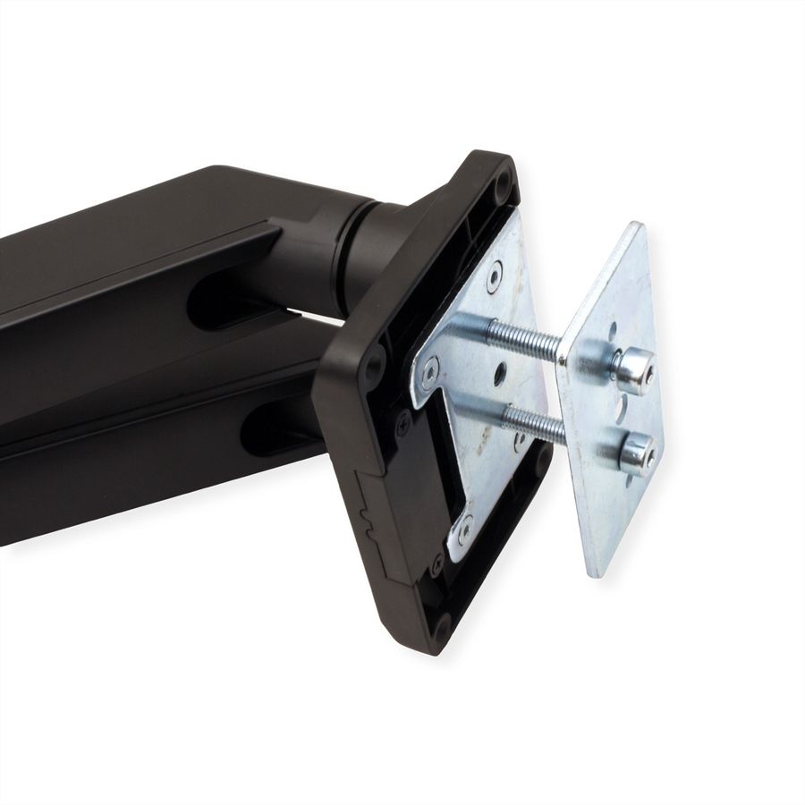 ROLINE Dual LCD Monitor Stand Pneumatic, Desk Clamp, Pivot, 5 Joints, max. 15 kg, up to 35"