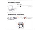 EasyLan DualBoot® LED Injector Pro, voor het voeden van spanning in patchkabels, Batterij