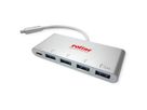 ROLINE USB 3.2 Gen 1 Hub, 4-voudig, type C-aansluitkabel, met 1 PD-poort
