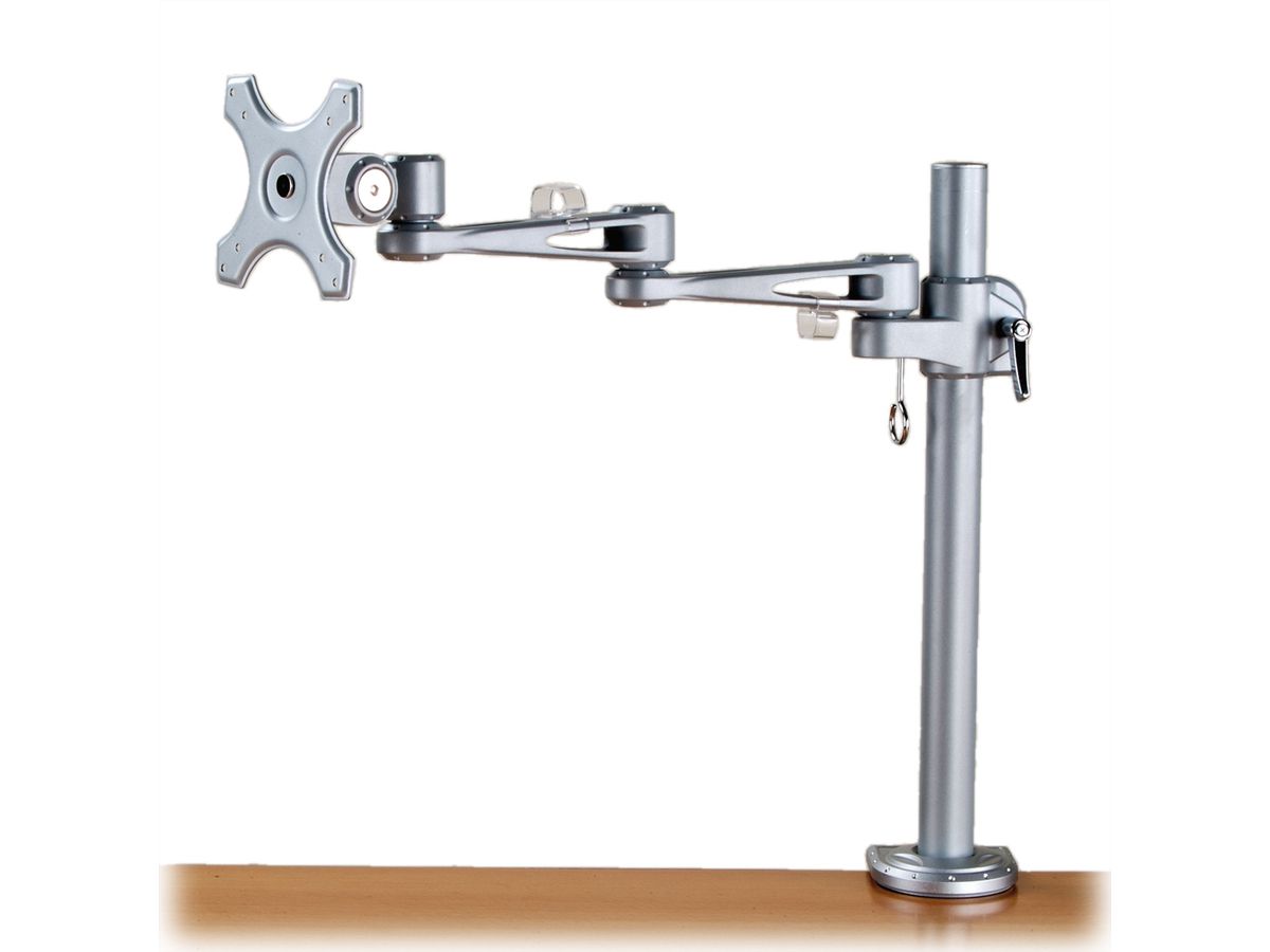 VALUE Single LCD Monitor Arm, 4 Joints, Desk Clamp