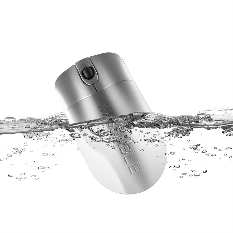 SEAL SHIELD Zilver Storm Muis USB wit STWM042