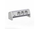 BACHMANN DESK 3xP40 GST18 RAL9010