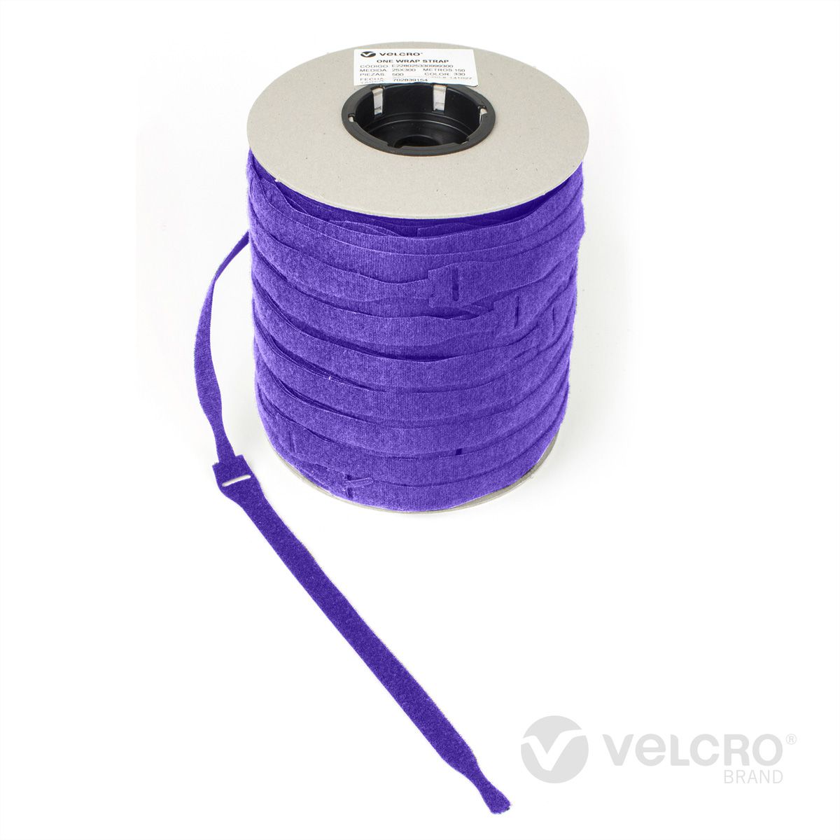 VELCRO® One Wrap® Bindband 20 mm x 230 mm, 750 stuks, violet