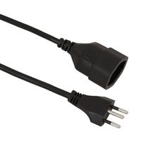 VALUE verlengkabel T12/T13, CH stroomkabel, zwart, 10 m