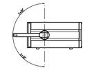 SCHROFF RatiopacPro Tip-Up Handle Assembly Kit, 4 U, 42 HP, 255 mm