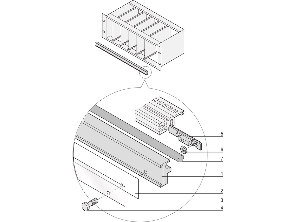 SCHROFF EuropacPRO Central Locking, 84 HP