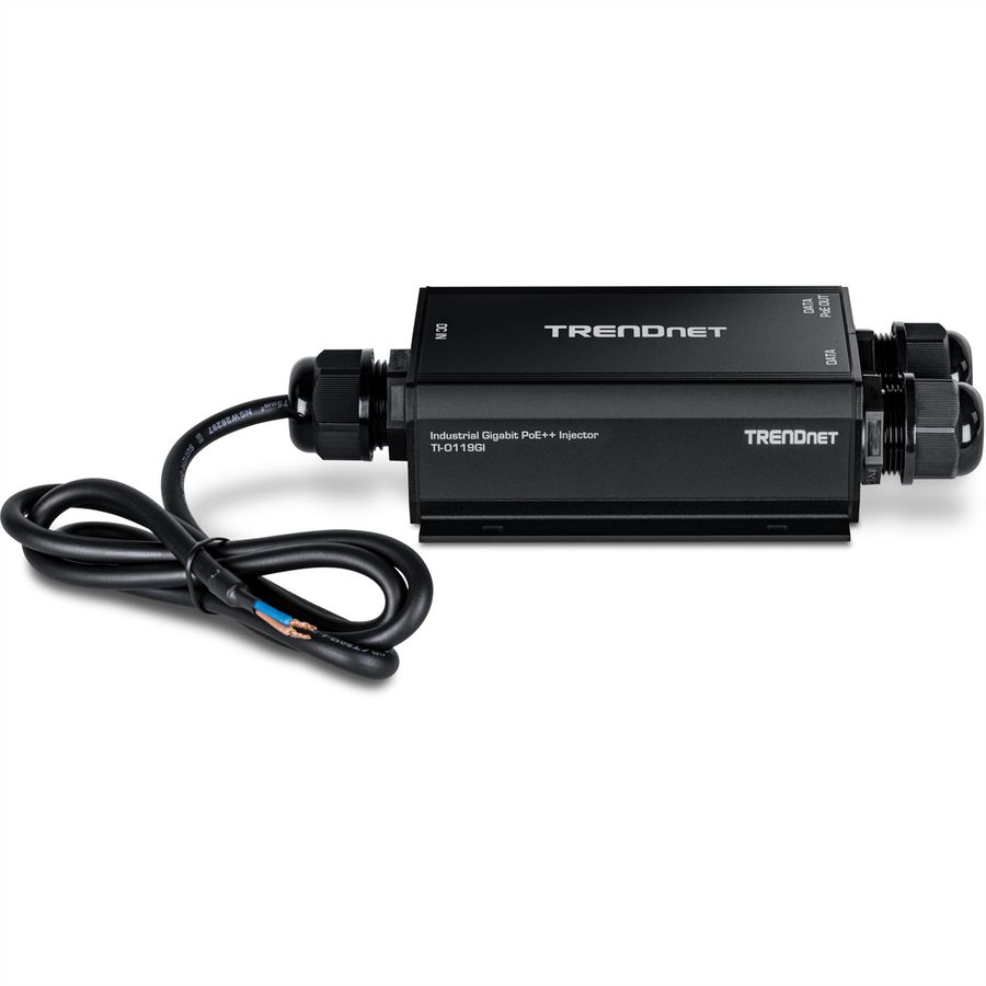 TRENDnet TI-O119GI Outdoor IP67 Gigabit PoE++ Injector (24 – 57V)