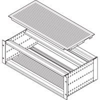 SCHROFF EuropacPRO Cover Plate for Bolting to Side Panel, SNCF, 84 HP, 235 mm