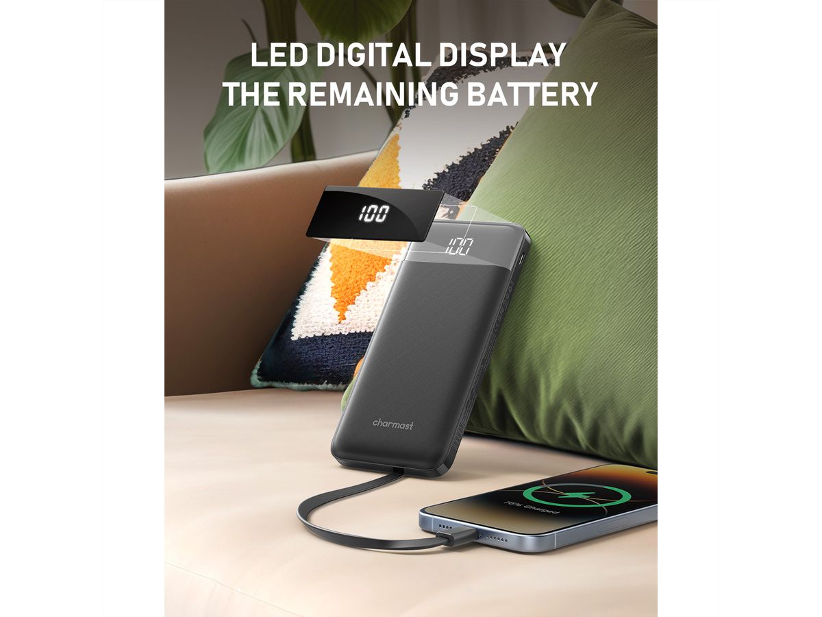 CHARMAST Powerbank W1148 10000mah black