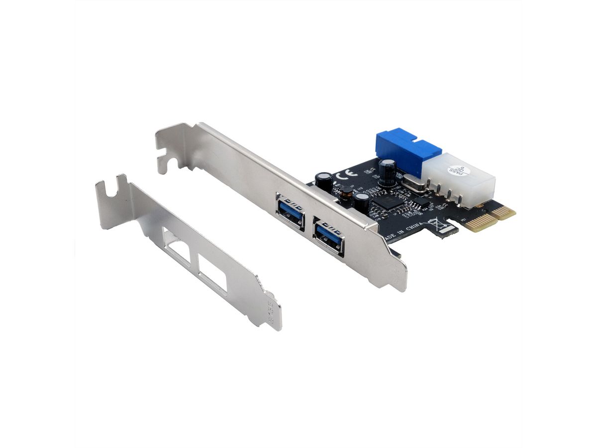 EXSYS EX-11049 2+2-Poort USB 3.2 Gen 1 PCIe Kaart